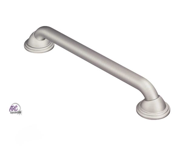 Lot 56-587698 - NEW-Moen Home Care 24 In. Concealed Screw Designer Grab Bar, Brushed Nickel
