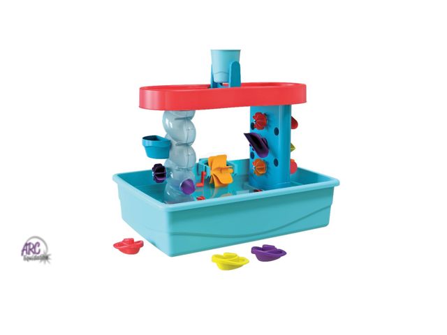 Lot 56-174217 - New in Box Chuckle &amp; Roar Tabletop Water Table (Cracked See in Photos)
