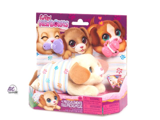 Lot 56-301030 - New, furReal Newborns Puppy Interactive Pet, Small Plush Puppy by Just Play Kids Toys, with Sounds a...