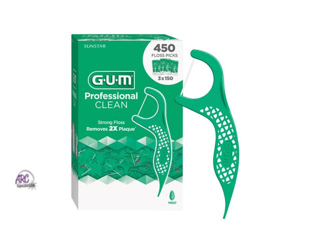 Lot 56-406465 - New Open Box - 150-Count, 3-Pack - 1 Open Pack (See Pic) - Shop GUM - GUM Professional Clean Floss P...