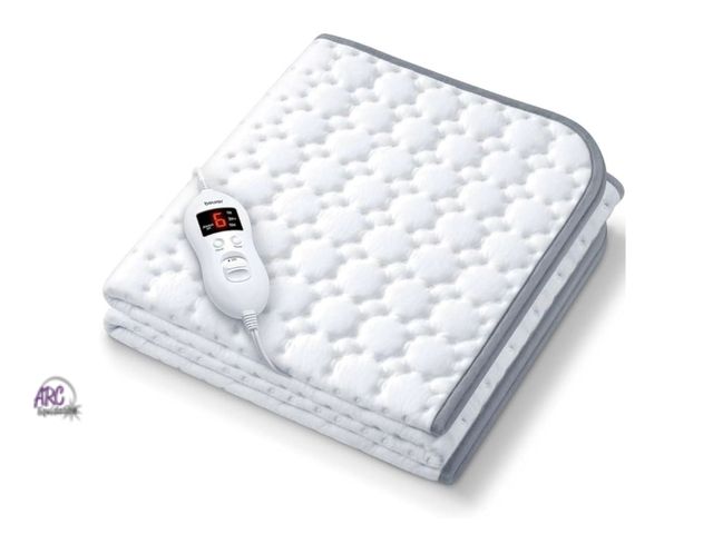 Lot 56-192440 - New In Box Tested &amp; Works Beurer UWB55 Heated Mattress Pad with 8 Temperature Settings &amp; Ult...