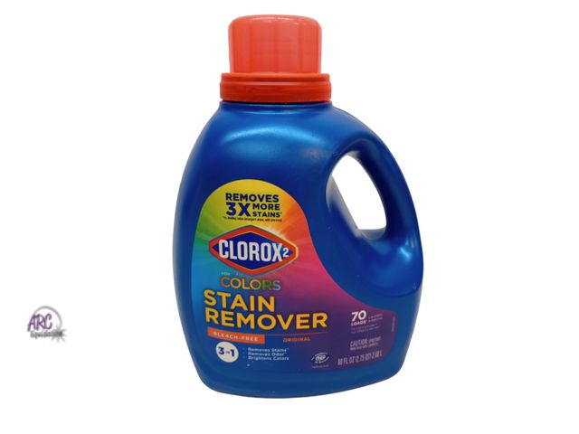 Lot 56-798214 - Clorox2 color stain remover 3 in 1 . 70 loads. Bleach free. Original