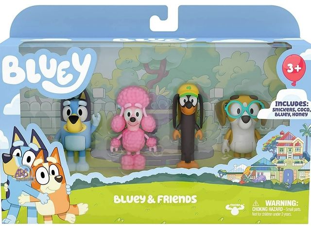 Lot 56-839530 - New - Bluey and Friends 4pc Figure Set