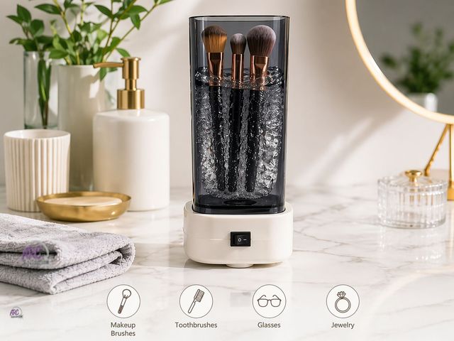 Lot 56-640851 - New - lot of 12 Vivitar Electronic Cleaning Cup designed for cleaning makeup brushes, toothbrushes, ...