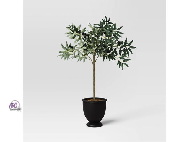 Lot 56-287012 - NEW 30" Olive Tree in Pot Artificial Plant - Threshold