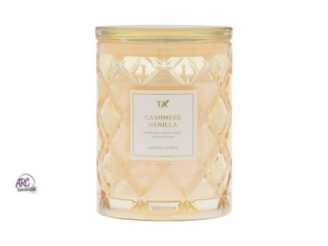 Lot 56-501424 - NEW-My Texas House Cashmere Vanilla Scented 2 Wick 15oz (423.9 g) Jar Candle