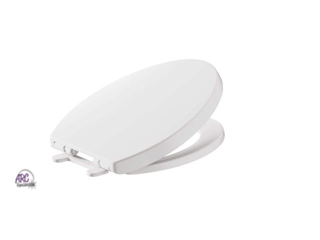 Lot 56-338761 - New in box American Standard
Luxury Elongated
Telescoping Slow Close EverClean Toilet Seat in white