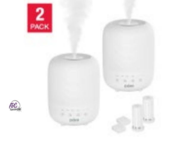 Lot 56-794614 - New in box. Pure Enrichment Hume Sense Top Fill Humidifier, 2 Pack