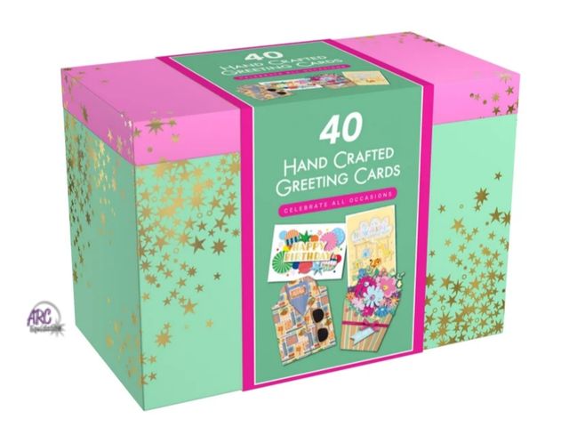 Lot 56-361864 - NEW-see photo, Box of 40 assorted greeting cards-CARD DESIGNS MAY VARY