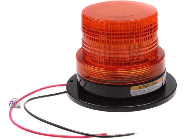 Lot 56-504424 - NEW-Warning flash beacon-red