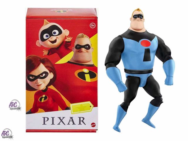 Lot 56-387030 - New, 2003 Hasbro Disney Pixar The Incredibles - Mr. Incredible 5.5" Action Figure