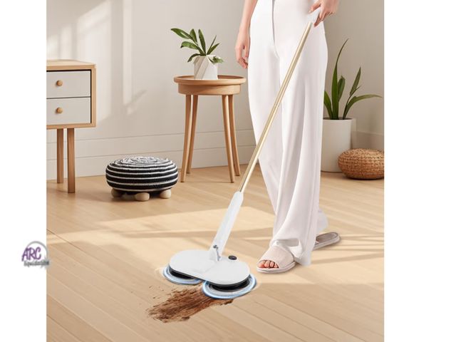 Lot 56-322750 - Used tried works Cordless Mop, Electric Spin Mop for Hardwood Floor Cleaner Machine, Cordless Spin M...