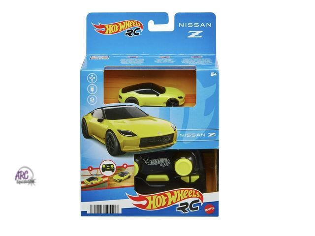 Lot 56-153730 - New Hot Wheels 1:64 Scale Nissan Z, Battery-Powered RC Car for On- or Off-Track Play