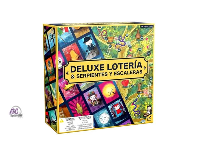 Lot 56-478312 - NEW Snakes and Ladders (Serpientes Y Escalera) with Loteria Classic Mexican Board Game