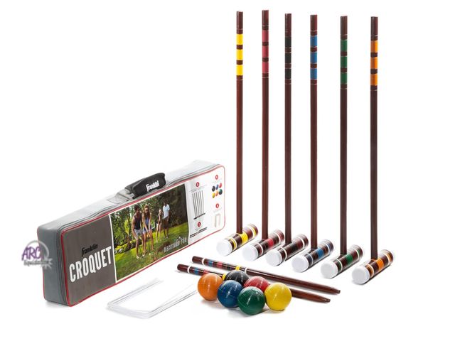 Lot 56-332051 - Brand New in box Franklin Sports Portable Backyard Croquet Sets - Complete 4 + 6 Player Croquet Sets...