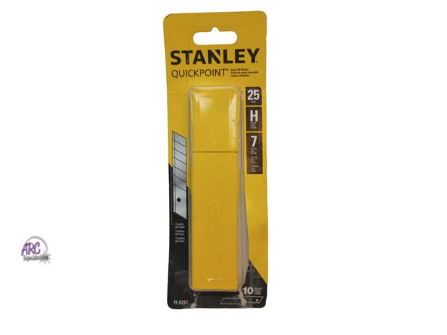 Lot 56-766751 - New Stanley 25mm Heavy-Duty Snap-Off Blades (10-Pack)