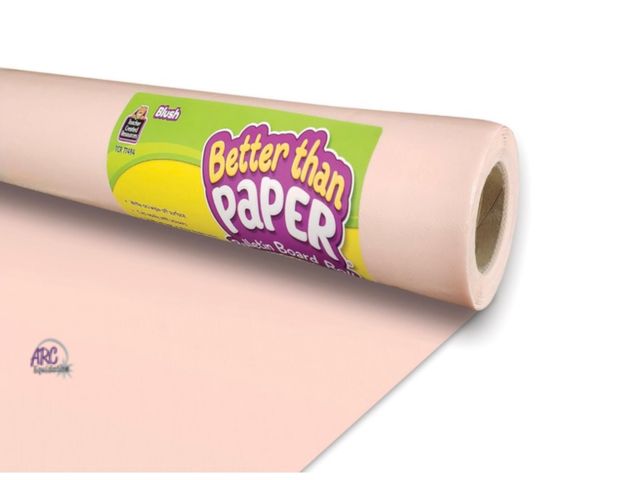 Lot 56-189918 - New Blush Better Than Paper Bulletin Board Roll, 4 feet x 12 feet (Light Pink)