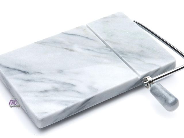 Lot 56-312030 - New - Marble Cheese Slicer with Knife