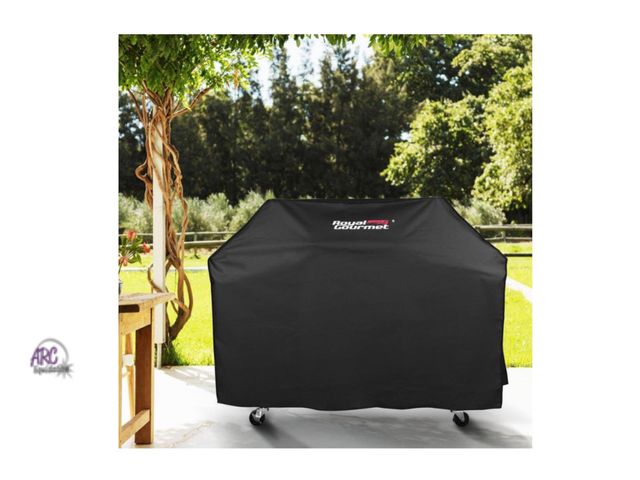 Lot 56-336761 - New Royal Gourmet 76in. L Heavy-Duty Oxford BBQ Grill /Griddle Cover, Black