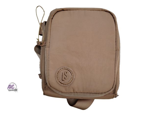 Lot 56-560029 - NEW-SMALL MARKER STAIN ON BACK/BOTTOM-Live in Style brown crossbody bag-8"x7"