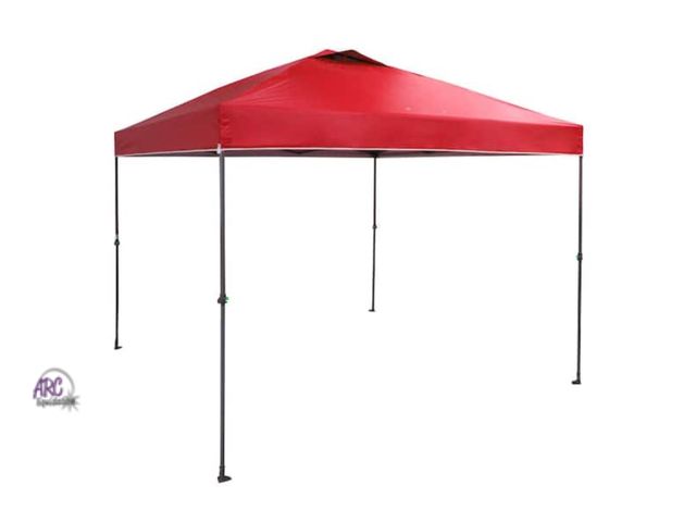 Lot 56-634464 - New Possible Use Opened Box Damaged/Dented Crossbars see Photos - Everbilt 10 ft. x 10 ft. Red Insta...