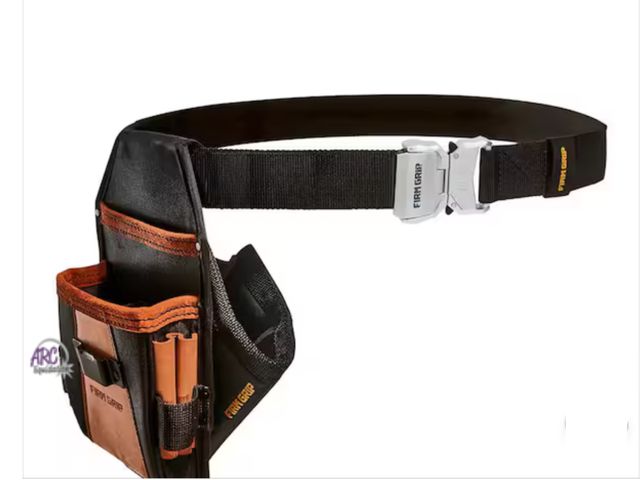 Lot 56-385830 - New, New FIRM GRIP Build-A-Rig Everyday Belt Kit (Includes Utility Pouch and Hammer
Sleeve)