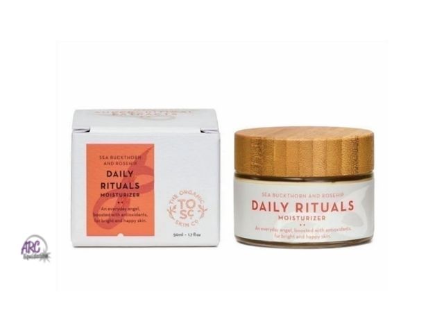 Lot 56-796014 - New The Organic Skin Co. Daily Rituals Sea Buckthorn and Rosehip Face Moisturizer Cream, 1.7 fl oz