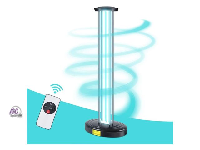 Lot 56-109058 - New Tested &amp; Works JTAPURE 100W UV Light, Ultraviolet Lamp Purifier for Whole Room &amp; House, ...