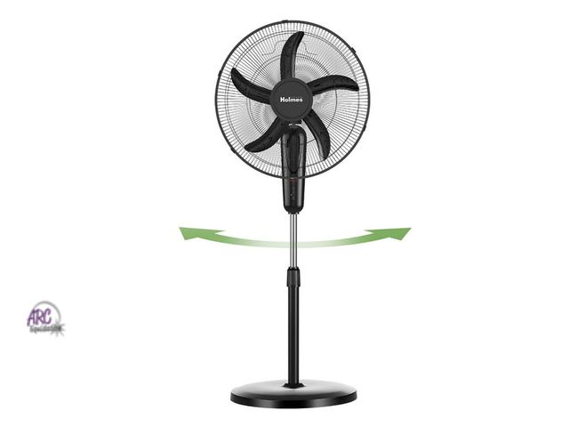 Lot 56-589323 - USED-TESTED-HOLMES DIGITAL STAND FAN-18" BLADE-46" high, includes remote