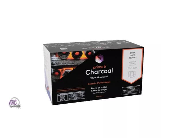 Lot 56-713815 - New as seen on shark tank.  Prime 6 Pro Pack 22lbs Charcoal. Burns 2X hotter and lasts 6X longer.