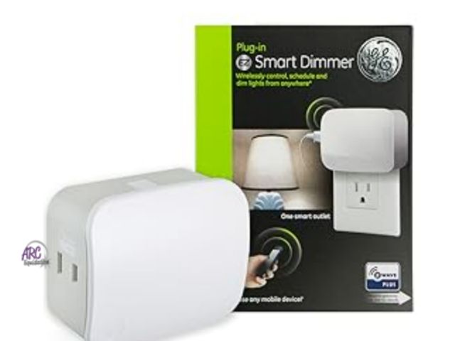 Lot 56-599849 - NEW-GE plug-in EZ smart switch-wirelessly control, schedule other devices from anywhere-Z wave compa...