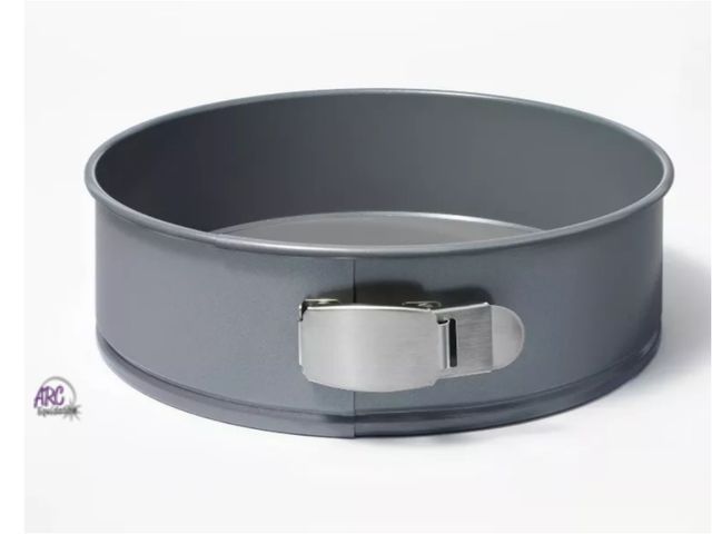 Lot 56-582732 - NEW-Figmint 9" Nonstick Carbon Steel Spring Form Pan Gray