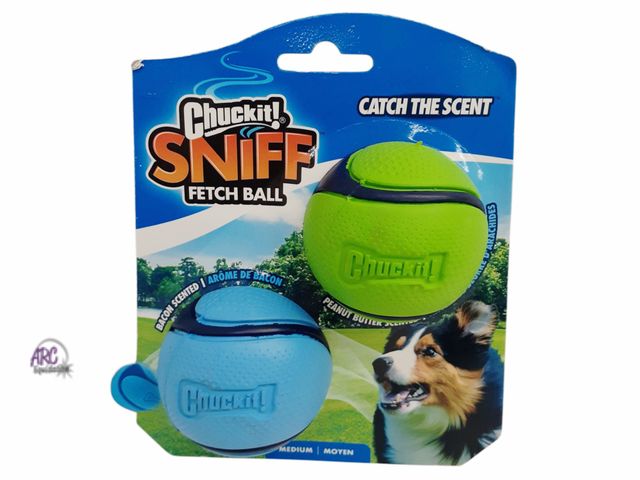 Lot 56-216360 - New -  Chuckit! Sniff Fetch Ball Duo Pack