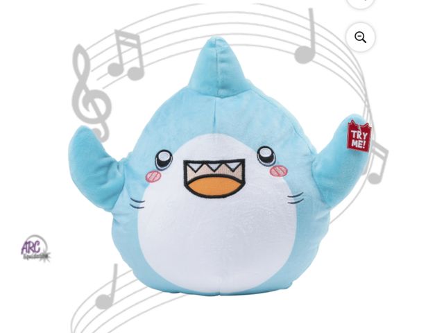 Lot 56-633030 - New LankyBox Thicc Shark Singing Plush