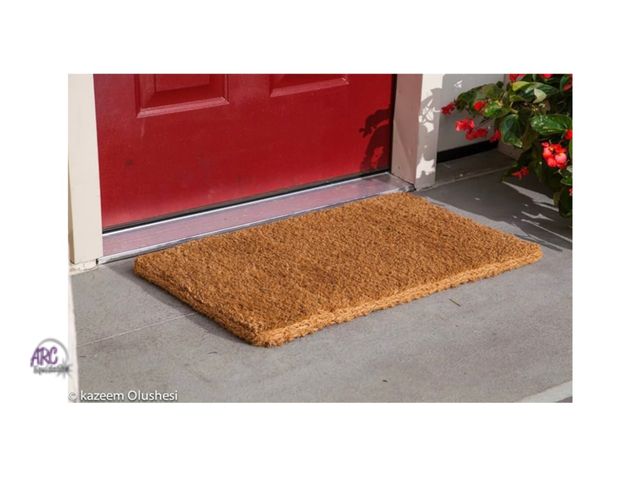Lot 56-193440 - New Kempf 1" Double Sided Thick Natural Woven Coco Coir Doormat, 30" x 48", Heavy-Duty Entrance Mat ...