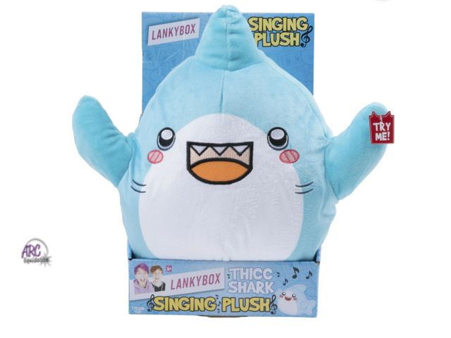 Lot 56-293030 - NEW LankyBox Thicc Shark Singing Plush