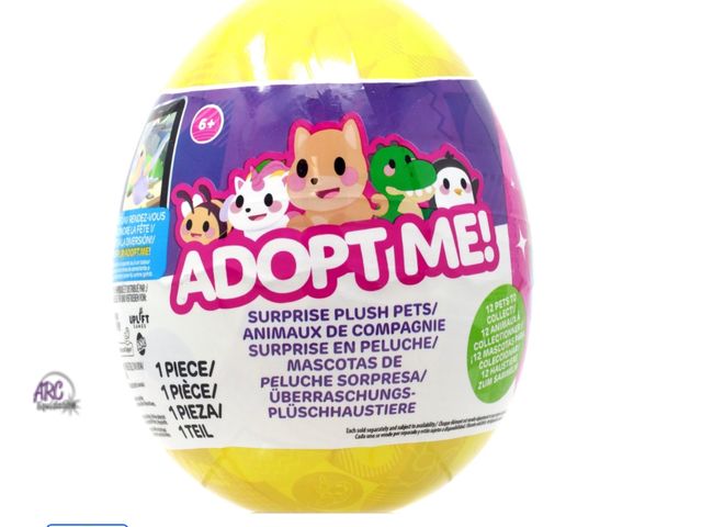 Lot 56-314030 - New, Adopt Me! Series 5 Surprise Plush Pets Mystery Pack