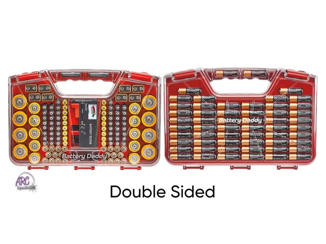 Lot 56-404965 - New in Box - (Batteries Not Included) - Ontel Battery Daddy Storage &amp; Organizer Case w/Tester, S...