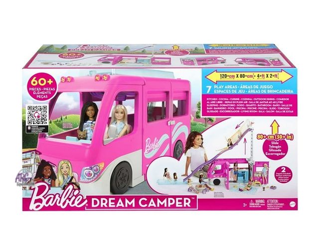 Lot 56-617630 - New - Barbie Dream Camper Playset with 60+ Accessories
