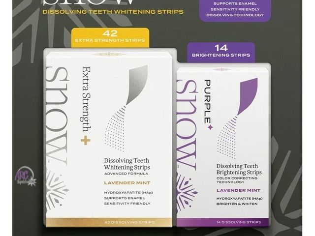 Lot 56-366264 - NEW SNOW Dissolving Teeth Whitening Strips, 42 Extra Strength Treatments and 12 Brightening Treatmen...