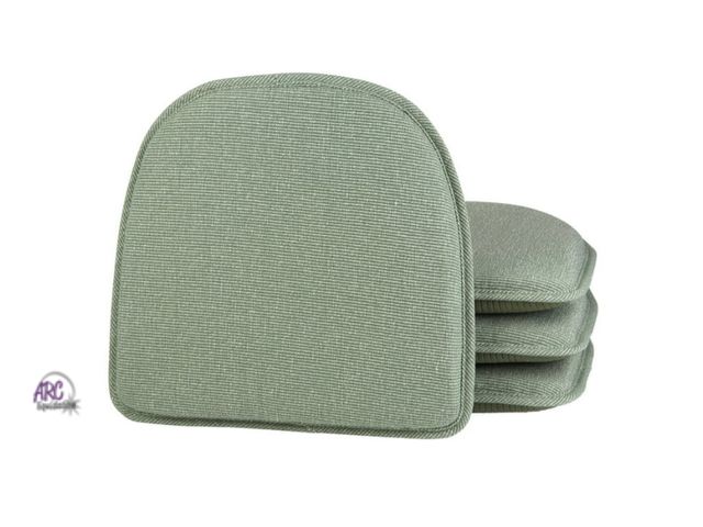 Lot 56-707127 - New set of 4 Gripper Non Slip 15" x 16" Venus Chair Cushion. One cushion is a different color.