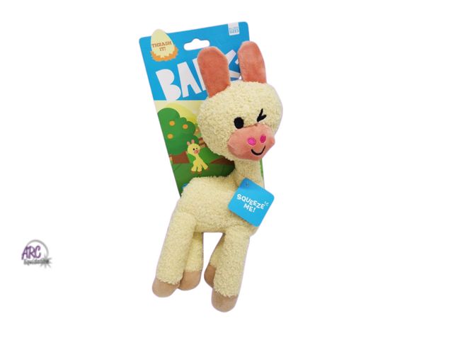 Lot 56-494764 - New - BARK Big Al Paca Dog Toy: Squeaks, Crinkles, Plush For All Dog Sizes