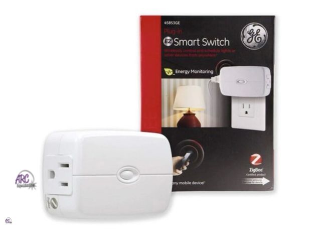 Lot 56-346523 - NEW/SEALED GE PLUG-IN SMART SWITCH ZIGBEE CERTIFIED WIRELESS CONTROL LIGHTS/DEVICES