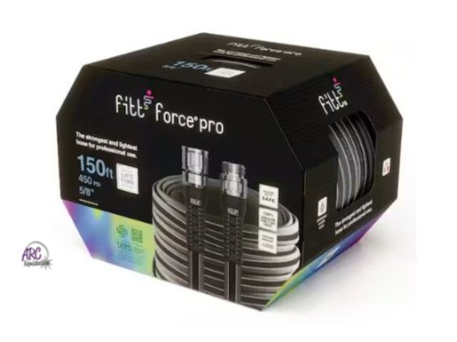 Lot 56-482764 - New Open Box - Shop fitt 5/8 in. Dia. x 150 ft. Heavy-Duty Commercial Grade Water Hose