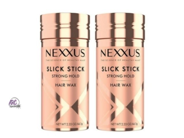 Lot 56-524340 - ONE OPEN/ONE NEW-2PACK Nexus Slick Stick strong hold hair wax-2.33oz per stick