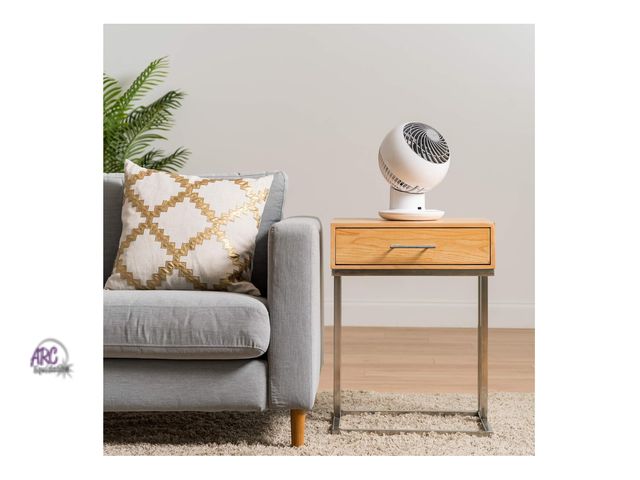 Lot 56-461861 - Out of Box - Tested &amp; Works - WOOZOO Air Circulator Fan with Remote, Oscillating, 5 Speeds, 82ft...