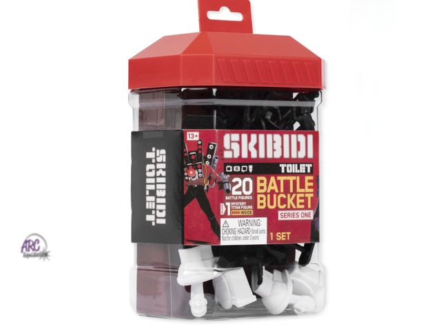 Lot 56-333831 - New, Skibidi Toilet Brand Battle Bucket, Collectible Figures, Officially Licensed Skibidi Toilet Bra...