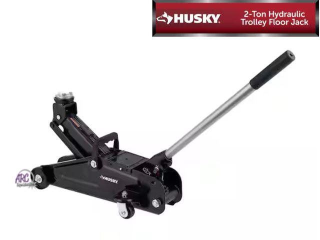 Lot 56-373665 - NEW IN BOX Husky 2-Ton Hydraulic Trolley Car Jack