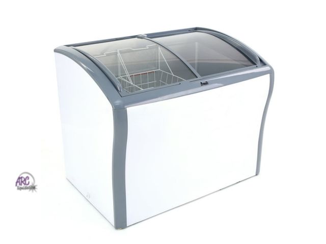 Lot 56-788013 - New Tested and works. Avanti 9.5 cu. ft. Commercial Glass Top Freezer or Refrigerator, in White (CFC...