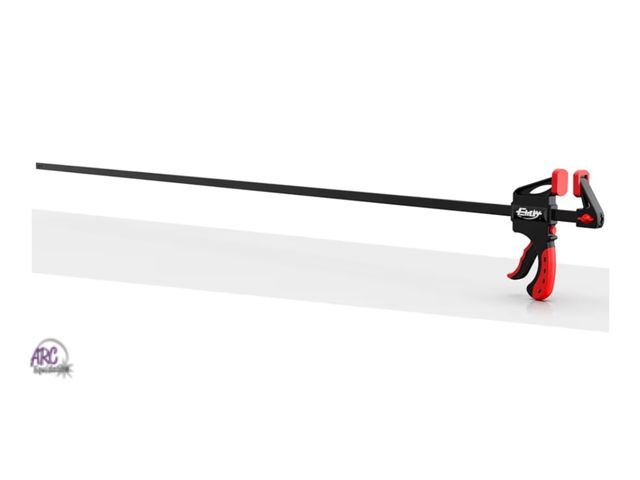 Lot 56-192740 - New 50" Bar Clamp for Woodworking One-Handed Quick-Change F Clamp with 130 LBS Load Limit, for Gluin...